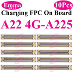 10Pcs USB Charger Charging Port FPC Connector For Samsung Galaxy A12 A22 A32 A52 A72 A02 A03 A13 A23 A33 A53 A73 Plug On Board