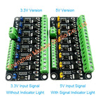 8 Channel MOSFET Module Microcontroller PLC Amplification Field-effect Drive Tube Optocoupler Isolation PWM Control Light Switch