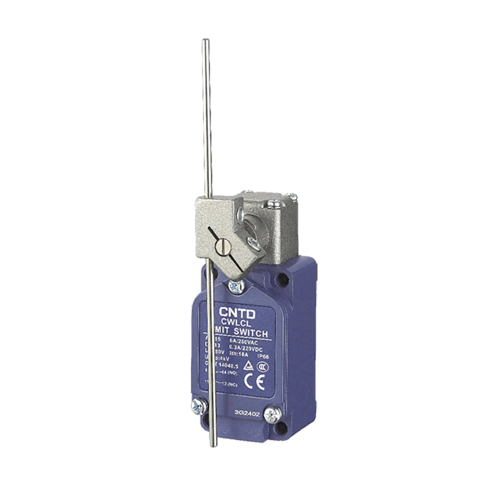 CNTD All new upgrade CWLCL Vertical Limit Switch 10A 380VAC IP66 DPDT Za Double-Break Adjustable Rod Lever Industrial