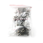 100Pcs Glass Fuse Assortment Kit, 10 Sizes (5x20mm & 6x30mm) 0.5A-20A 250V Fuse DIY Electronic Repair Component Set