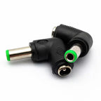 1/2/5P Right Angle DC 5.5 X 2.1mm Female Jack to 3.5x1.35 4.0x1.7 4.8x1.7 5.5x2.1 5.5x2.5 6.3x3.0 6.0x4.4mm Male DC Connector