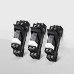 ENMG Small DIN-Rail Solid State Relay 24V 3A 4A 10A DC SSK10D6132 SSR DC to AC 220Vdc with base DC control 5V 24V AC 220V lights