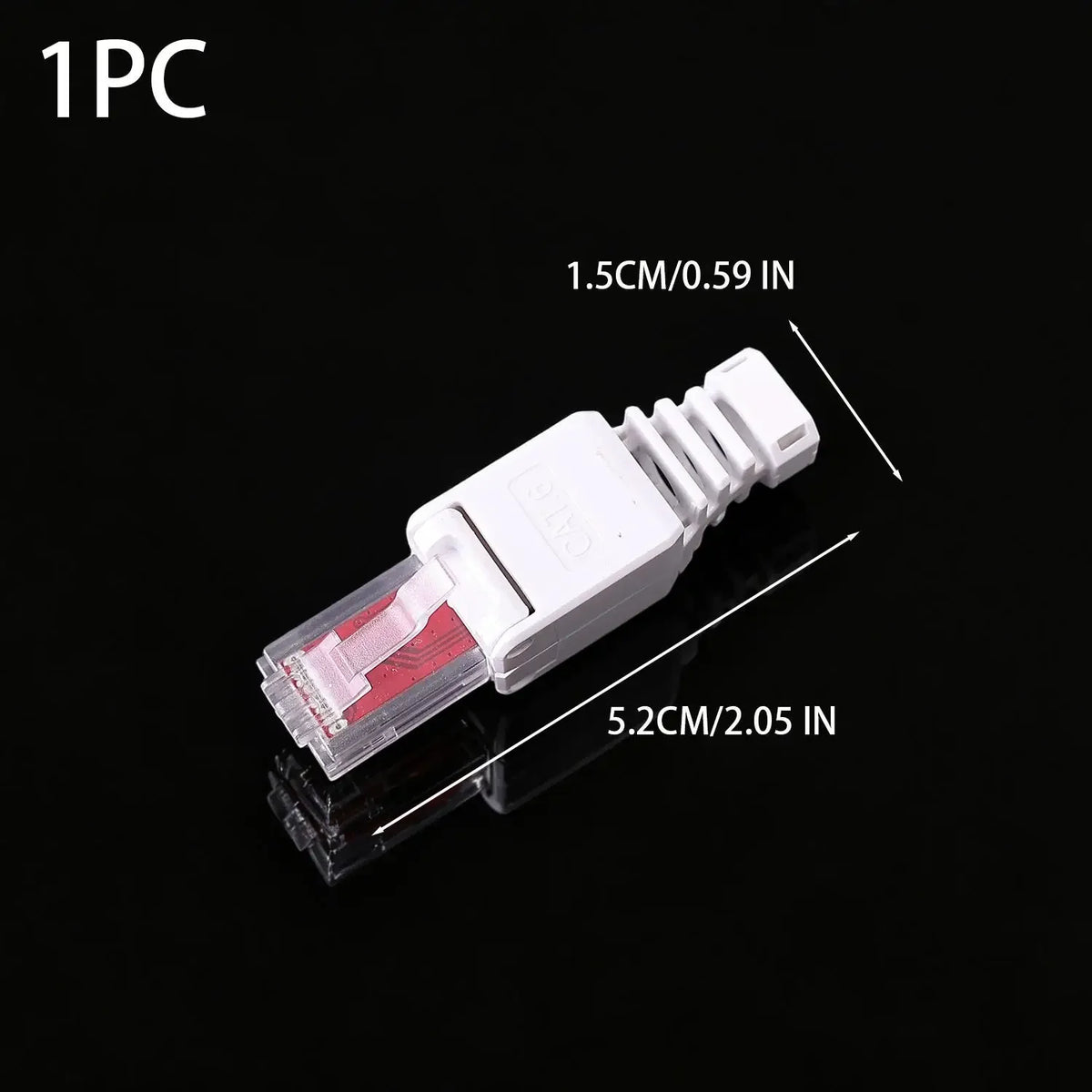 RJ45 Tool-less CAT6a Connector NoCrimp Connector CCTV Ethernet Cable Tool-less Crystal Head Plug CAT5 CAT5e CAT6A RJ45 Connector