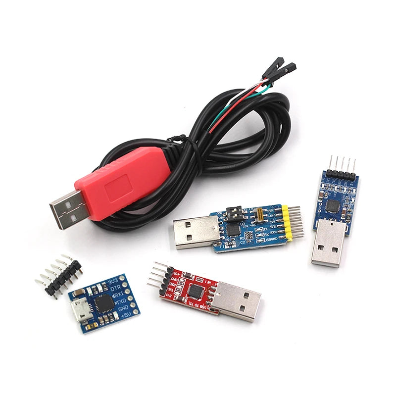1pcs CP2102 module USB to TTL upgrade board UBS to serial port STC microcontroller download flash six in one UART