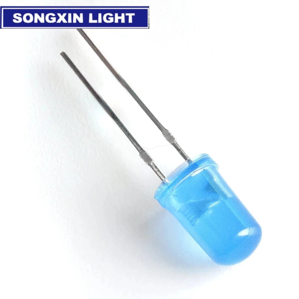 SAMIROB 50PCS LED Diode 5MM Blue Green Orange Red White Yellow F5 Led Light Emitting Consumer Electronics