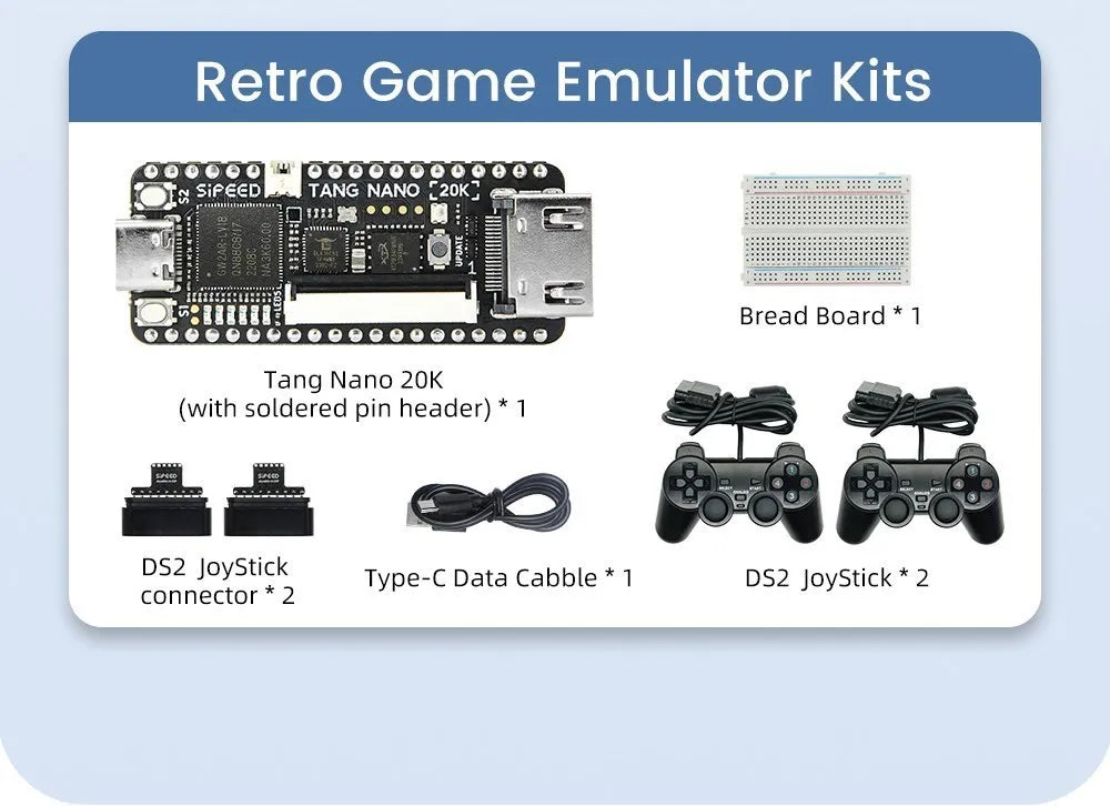 Tang Nano 20K FPGA Development Board RISCV Linux Retro Game Player