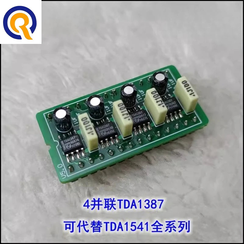 4 and TDA1387 chip directly replace TDA1541 audio decoding board SAA7220PIC digital-to-analog converter