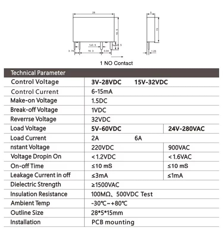 DC Control AC Slim Interface Solid State Relay Module DIN SSR Slim Relay DC Control DC 41F-1Z-C2 C4 SSR Relay DIN Rail