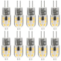 10 Pack G4 12V Led Light Bulb LED Lamp 12LED Replace 30W T3 JC Halogen Bulbs Warm White 3000K Natural White 4000K 6000K