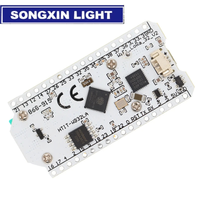 SX1276 ESP32 868mhz 915mhz 0.96 Inch Blue OLED Display Bluetooth WIFI Lora 32 Kit Board Development Breadboard Components Ryzen