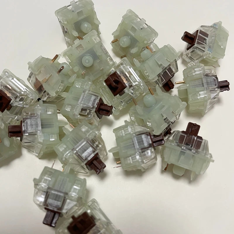 Original Cherry MX Brown RGB Switch 5Pin Tactile SMD Mechanical Keyboard High-precision Switch 45gf Gold Crosspoint MX1A-G1NB