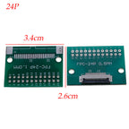 FPC FFC Flexible Cable Adapter Board 0.5mm Pitch Connector SMT to 2.54mm 16P/18P/20P/22P/24P/26P/30P/36P/40P/45P/50P/56P/60P/80P