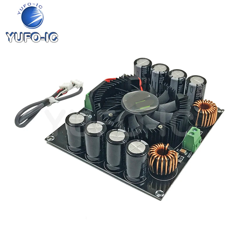 Free Ship 1pcs Digital Power Amplifier Board XH-M257 Ultra-High-Power Mono Audio Amplification TDA8954TH  Level 420W X-0.4KG