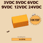1-10pcs Relay HK19F-DC3V-SHG HK19F-DC5V-SHG HK19F-DC6V HK19F-DC12V HK19F-DC24V HK19F 3V 5V 9V 12V 24V 8PIN 1A Relays