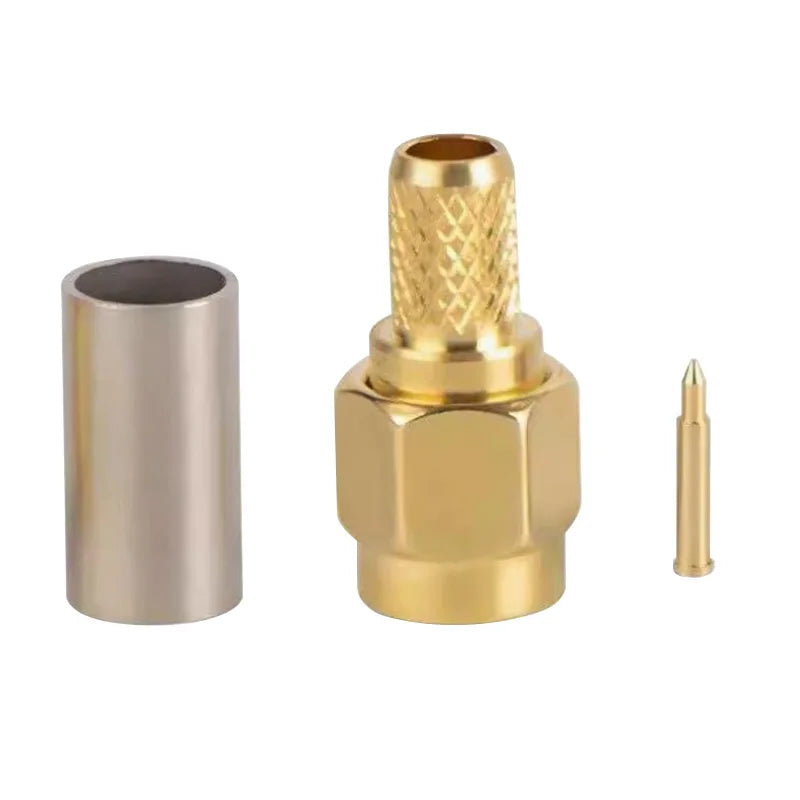 RG58 Cable Coax Adapter for WIFI Antenna Extension Cable SMA Male Female Connectors and Coaxial Cable Crimping Tool