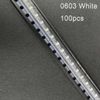 100pcs SMD LED 0603& 0805 5-color White Yellow Red Blue Green Digital Products LED Display Screens Electronic Diy Accessories