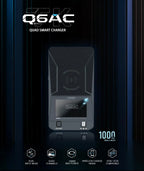 ToolkitRC Q6AC 400W/ DC 1000W 4CH Smart Balance Output Built-in 65W USB Output 15W Charger With Wireless for 1‑6S LiPo Batter