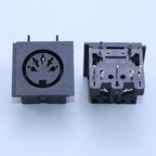 Yanxi 4 5 6 7 8 Pin Female Socket Connector Terminal Socket DIN Interface Keyboard Mouse Plug  PCB Panel Mount Power Jack
