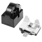 2pcs Refrigerator PTC Start Relay 1/2 Pin 15 Ohm 1/6H Compressor Overload Protector Starting Relay Light Weight Power Supplies