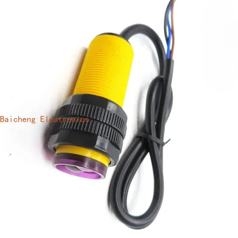 Smart Car Robot E18-D80NK Infrared Obstacle Avoidance Photoelectric Sensor Proximity Switch 3-80cm Detection Range Adjustable