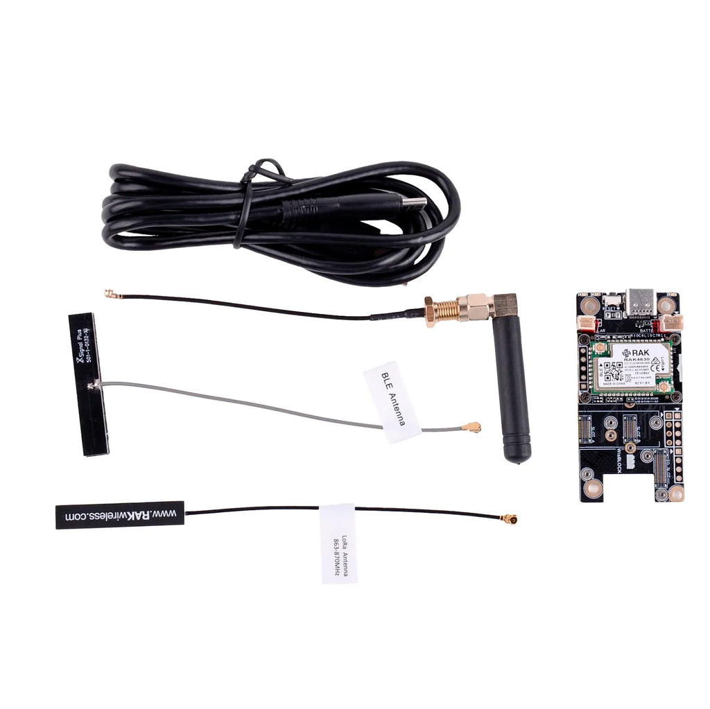 WisBlock Basic Starter Kit for Meshtastic RAK4631 LPWAN Wireless SX1262 LoRa Module with RAK19007 Base Board for DIY Enthusiasts