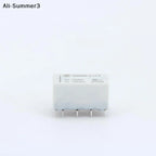 【AH】1Pc 12V Coil Bistable Latching Relay DPDT 30VDC 2A 1A 125VAC HFD2-005-S-L2-D Realy High Quality Home Improvement