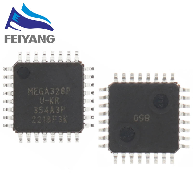 10pcs ATMEGA328P-AU ATMEGA328P ATMEGA328 8-bit microcontroller AVR 32 k flash memory QFP-32