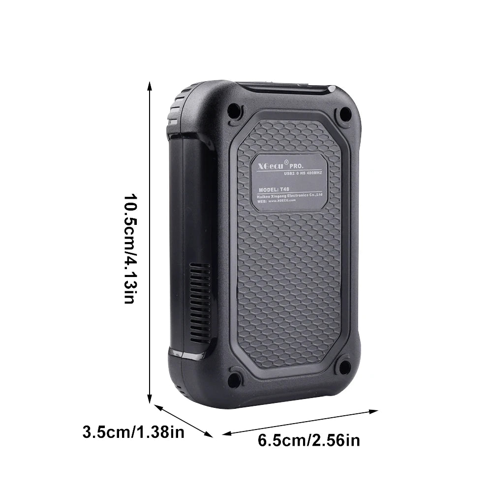 Factory Price XGecu T48 Programmer V12.01 Support 28000+ ICs for SPI/Nor/NAND Flash/EMMC +10 Adapters Better Than TL866II Plus