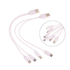2 In 1 USB Male To Micro USB/Type-C Splitter Data Transfer Charging Cable For For Android Smartphones Tablet Dual Micro USB