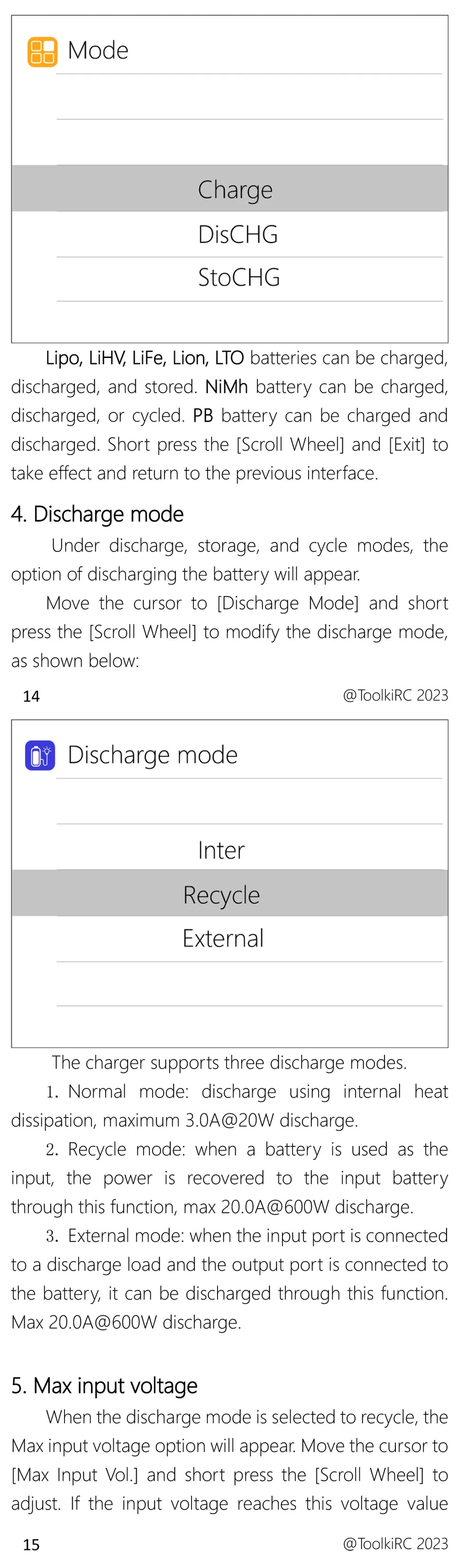 ToolkitRC M8P Intelligent Charger 1-8S 600W 20A Remote Control Car Aviation Model Aircraft Lithium Battery FPV Fast Charging