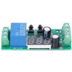 Voltage Detection Module Digital Display High Accuracy Relay Electronic Component DC12V Relay Module