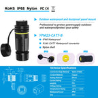 RJ45 Connectors Tool Free CAT6A, CAT7 Field Termination Plug Shielded RJ45 Modular Plugs for 2000MHz 40G