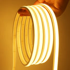 12V 24V 320Leds/M COB Neon Strip Waterproof 3000K 4000K 6000K Home Decor High Brighter Flexible Ribbon Rope LED Light 0.5M-20M