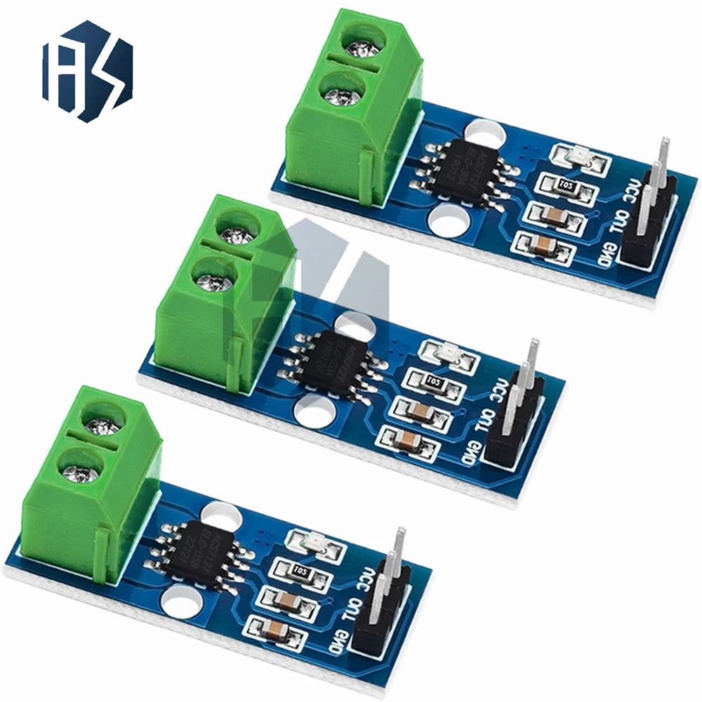 1PCS  ACS712 5A 20A 30A  Range Hall Current Sensor Module ACS712 Module For Arduino 5A 20A 30A