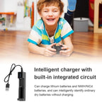 Dual 18650 Lithium Battery Charger for 18650 14650 Charging 4.2 / 3.7 V Rechargeable Battery Charger 1 / 2 / 4 Slots