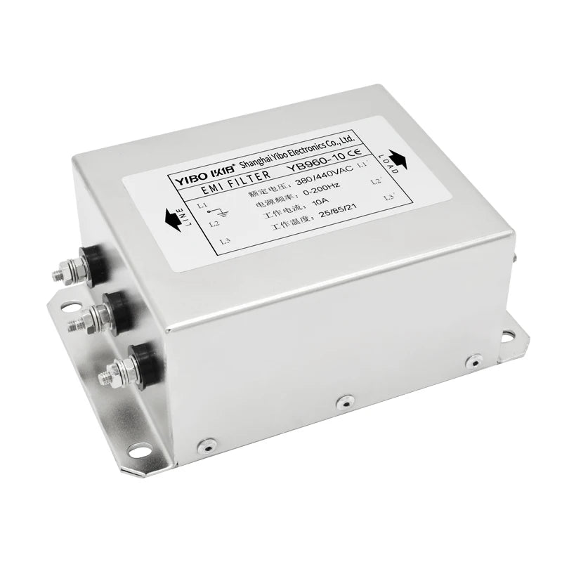 YIBO Industrial 3 Phase EMC Output Filter YB960 380V for VFD Inverter Servo Drive Motor EMI Noise Filter Anti Interference