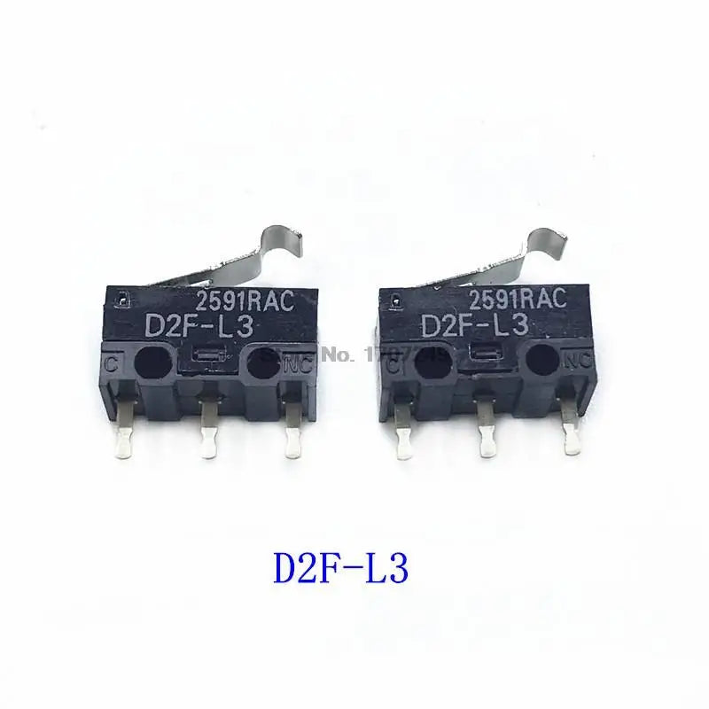 Free Shipping 10Pcs Micro Switch D2FC-F-7N 10M 20M OF D2FC-F-K 50M 60MN D2F D2F-F D2F-01 D2F-L D2F-01F D2F-F-3-7 button switches
