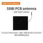 UHF RFID Antenna 3dbi 5dbi Gain Circular Polarization Antenna SMA Female Connector RFID UHF PCB Antenna for Shelf Management