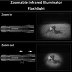 Infrared Complement 7W VCSEL 850nm/940nm Zoom Infrared Flashlight with Mute Adjustable Power 810nm IR Light