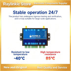Industrial Control Computer RS485 RS232 ESP32 Python EBYTE ECM50 Gateway RTU Modbus Ethernet LoRa 2D1 2AI 2DO IO Ports