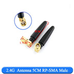2PCS 2.4Ghz 3dbi  WIFI Antenna 2.4G RP SMA Male Universal Antennas Amplifier WLAN Router Antenne Booster 2400-2500mhz