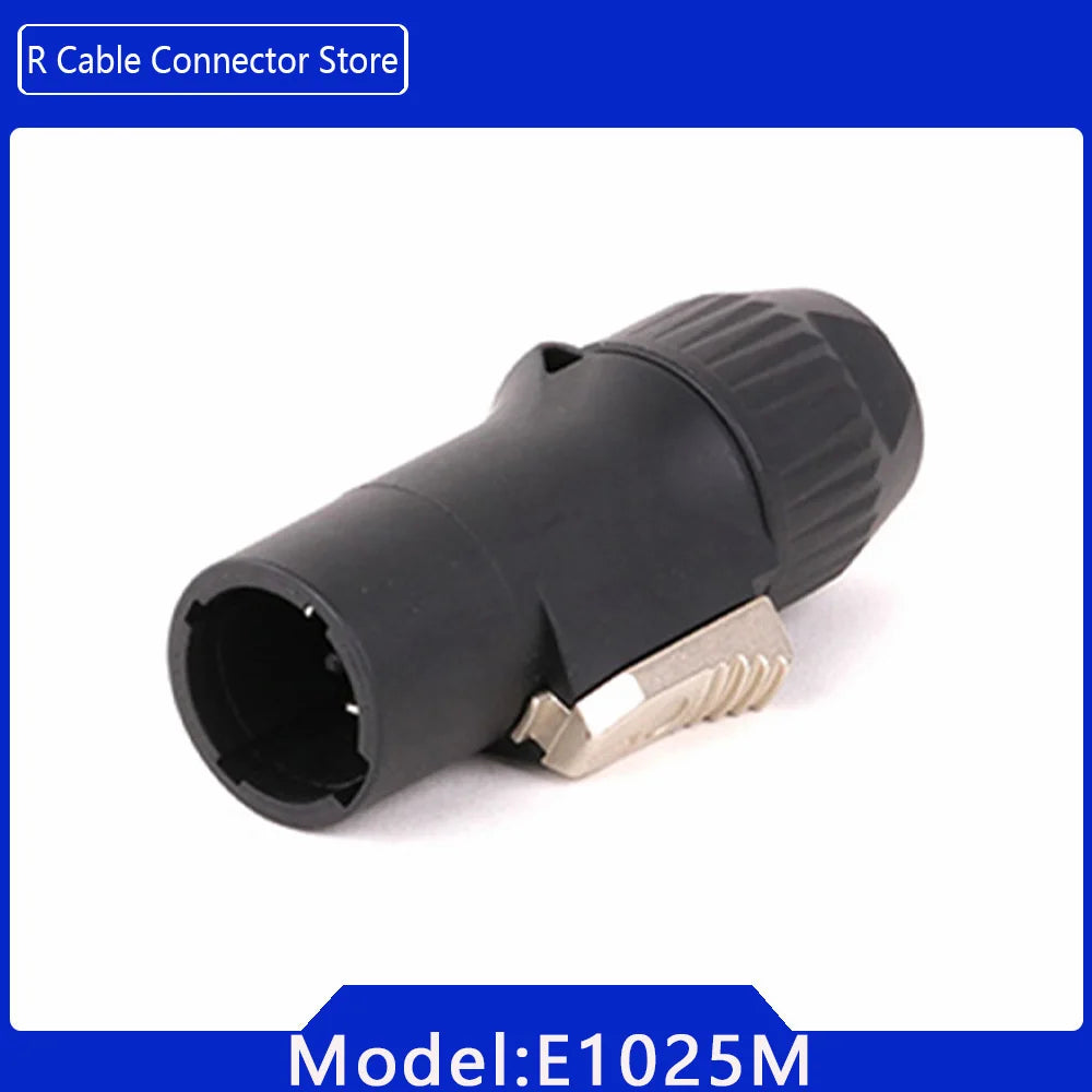 2pcs 3Pins Waterproof IP65 True Locking Powercon Male Plug Jack Power Female Sockets Chassis Wire Connectors