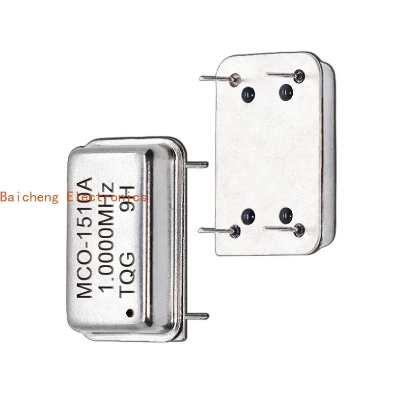 5PCS DIP-14 1M 1MHZ 1.000MHZ Rectangular Full Size Active Crystal Oscillator 3.3V-5V-Compatible 15PF 20PPM