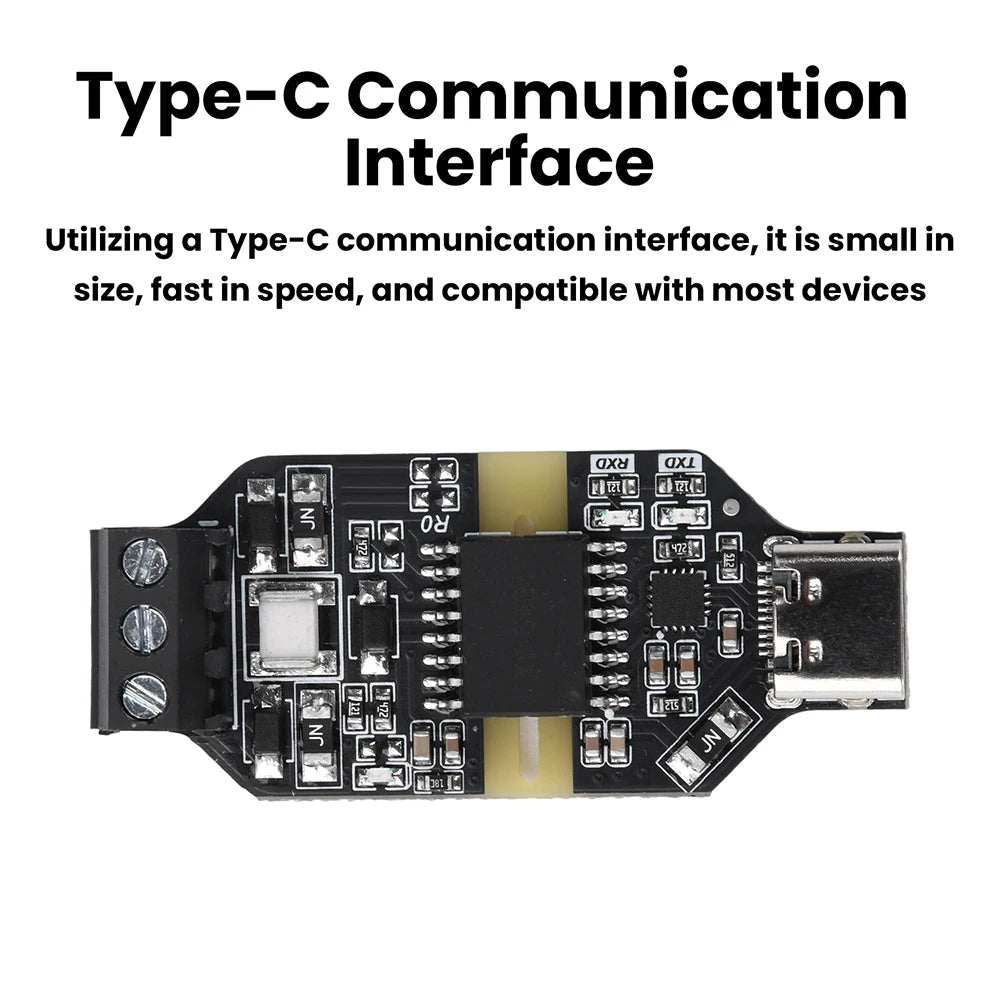 High Speed USB to RS485 Isolated Converter CH343P 6Mbps Industrial Grade Anti-Interference Serial Module 3.3V/5V 16KV Isolation
