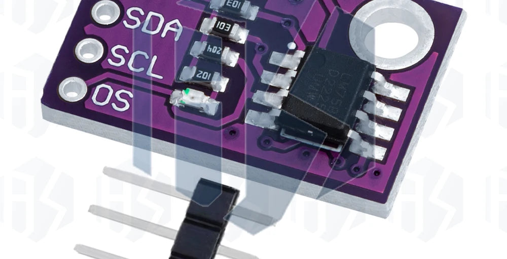 LM75 LM75A Temperature Sensor High Speed I2C Interface High Precision Development Board Module For Arduino