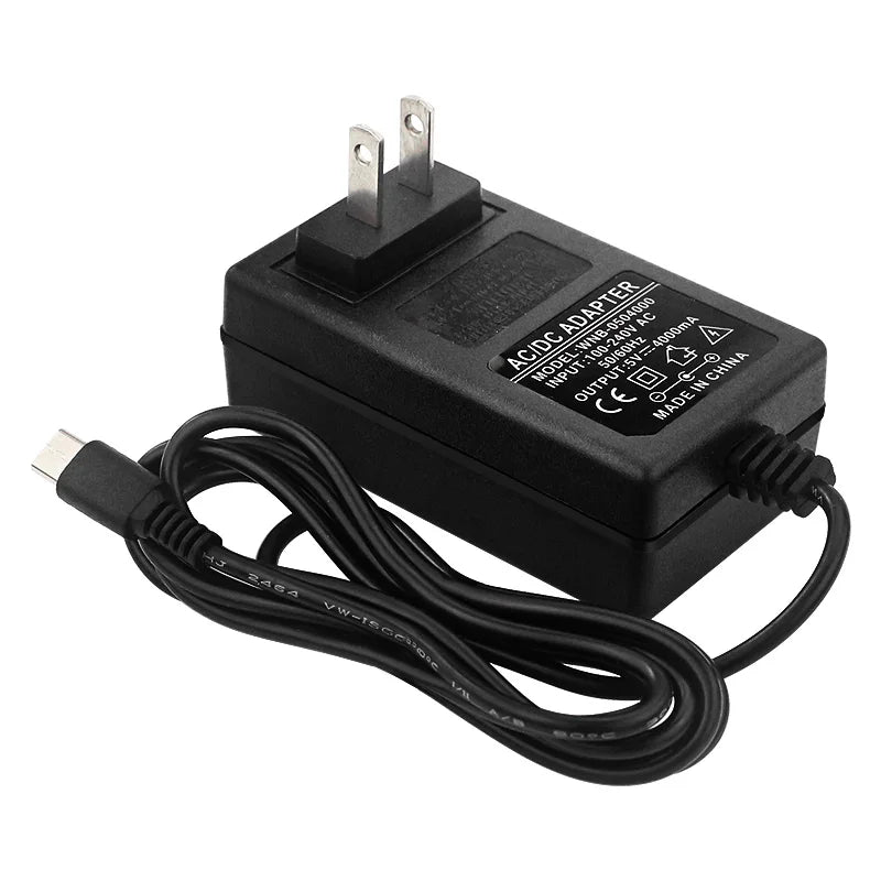 Raspberry Pi 5V 4A Power Supply 100-240V USB Type C Power Adapter EU US Plug Charger for Orange Pi 4 3 LTS Jetson Nano 2GB