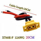 XT60 Female Plug XT60E-F Lithium Battery Connector Wire Cable Plug For RC FPV Lipo Battery RC Quadcopter