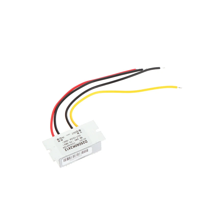 1Pc 24V To 12V 5A DC Step Down Converter Voltage Regulator Reducer Module Power Supply For Led Light Car Truck Boat.