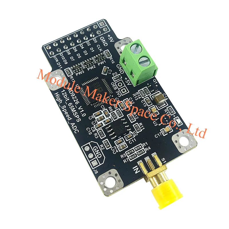 AD9226 Module 12-Bit 65MSPS High-Speed ADC Converter Data Acquisition Board with Parallel Interface for FPGA ARM DSP Development