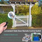 QIACHIP 433MHz Wireless Remote Control Switch Dry Contacts RF Relay Module DC 5V 12V 24V 48V 60V Remote Controls Gate Door Light